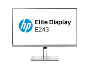 24" TFT HP EliteDisplay E243M Fekete