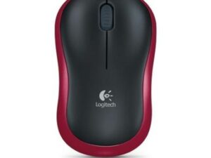 Logitech M185 fekete-piros Wireless egér