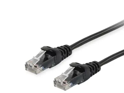 Equip Kábel - 625454 (UTP patch kábel, CAT6, fekete, 5m)