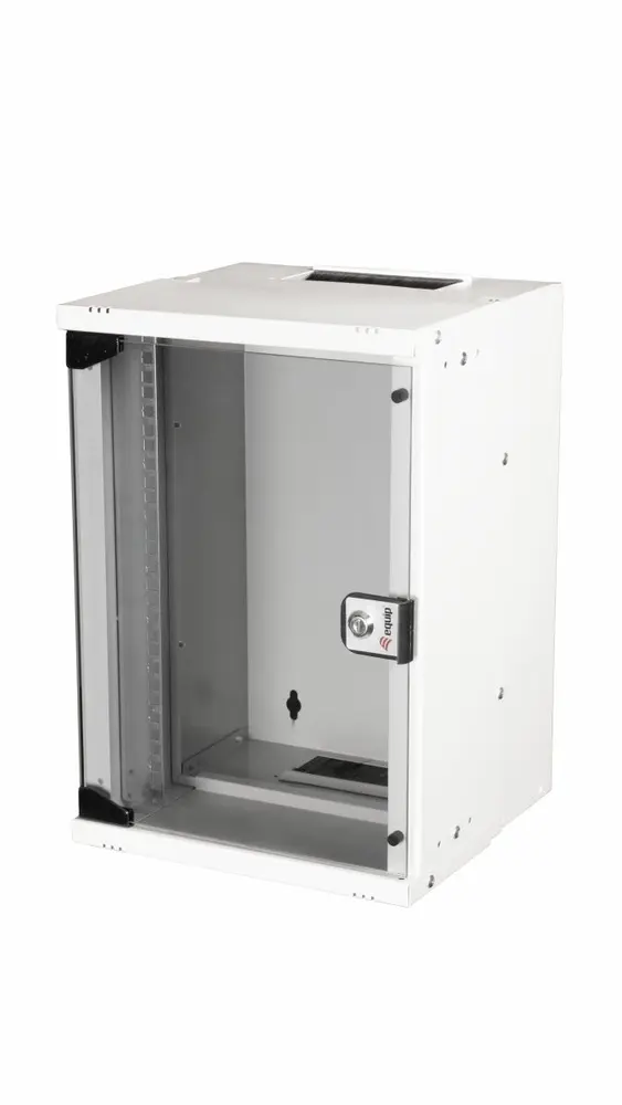 Equip Fali Rackszekrény - EWM-09-3030-B (10", 9U, 300x300mm, lapra szerelt, szürke)