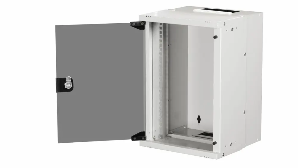 Equip Fali Rackszekrény - EWM-09-3030-B (10", 9U, 300x300mm, lapra szerelt, szürke) – 3. kép