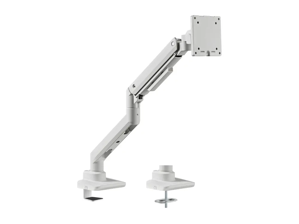 Equip Monitor Asztali konzol - 650181 (17"-49", 1 monitor, dönthető, forgatható, Max.: 20kg, fehér)