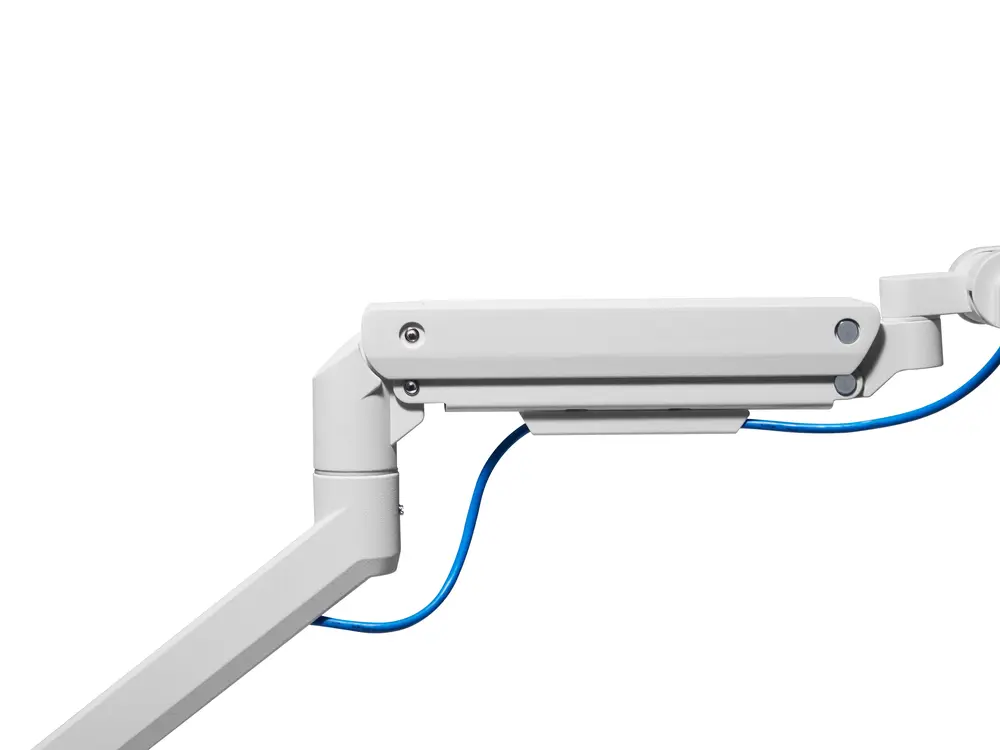 Equip Monitor Asztali konzol - 650181 (17"-49", 1 monitor, dönthető, forgatható, Max.: 20kg, fehér) – 3. kép