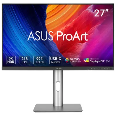 ASUS PA27JCV ProArt Monitor 27" IPS 5120x2880, HDMI/Displayport/USB-C, HDR, 5K